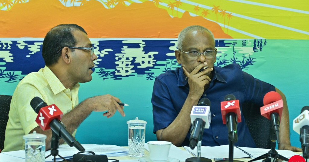 Aa candidate akun neren Nasheed dhekki vaahaka aa eku MDP gai koalhun