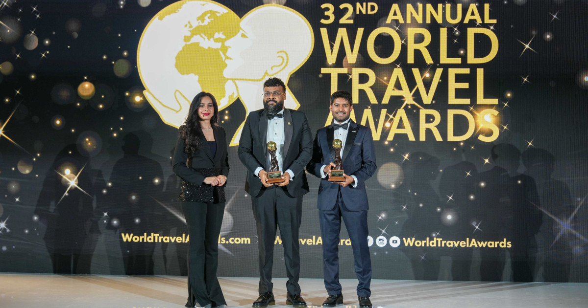 World Leading Destination Award jehi jehigen 6 vana faharu Raajje ah