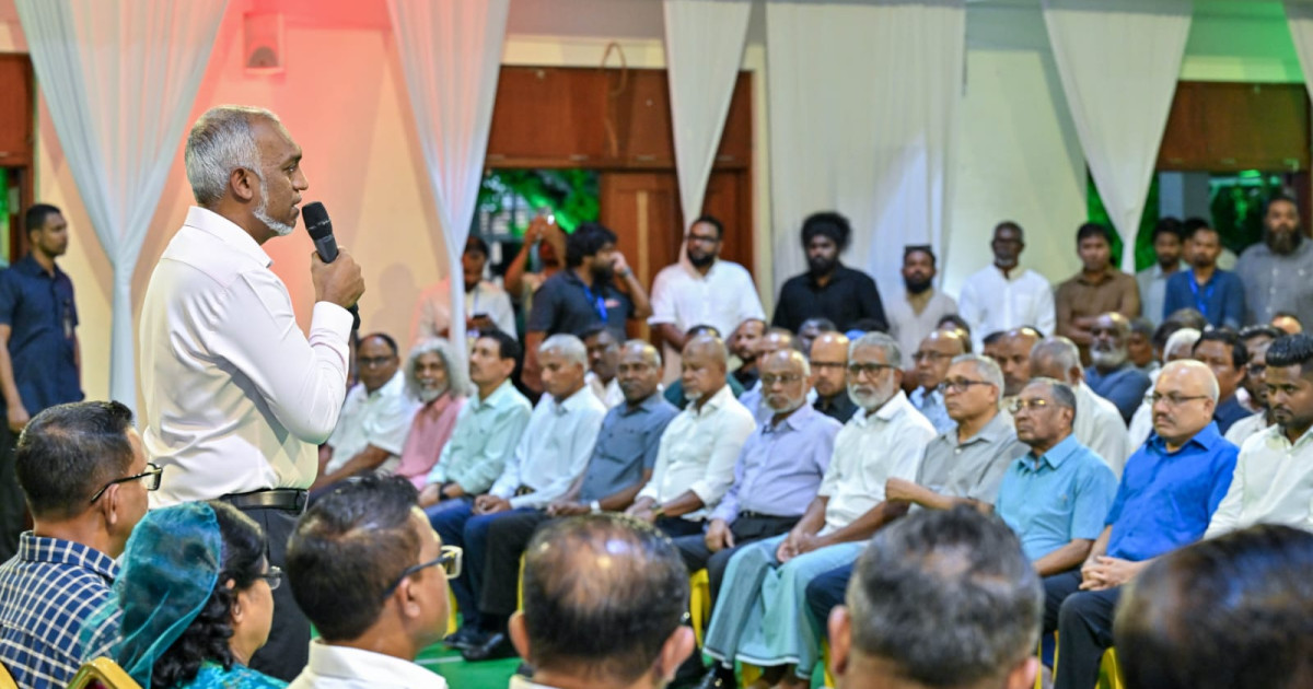 Enme 390 meehun aa suvaalukoh Raees ah thaaeedhu bodukamah survey akun dhakkaifi