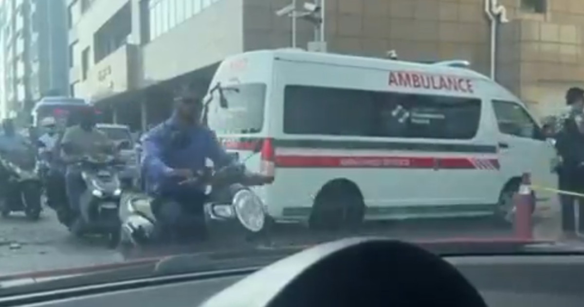 Emergency ambulance akah ves aharumen mihaaru jaaga nudhey